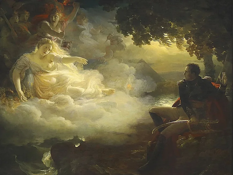 1774-Jean-Pierre Franque - Allegoria sulla Francia prima del ritorno di Napoleone dall'Egitto